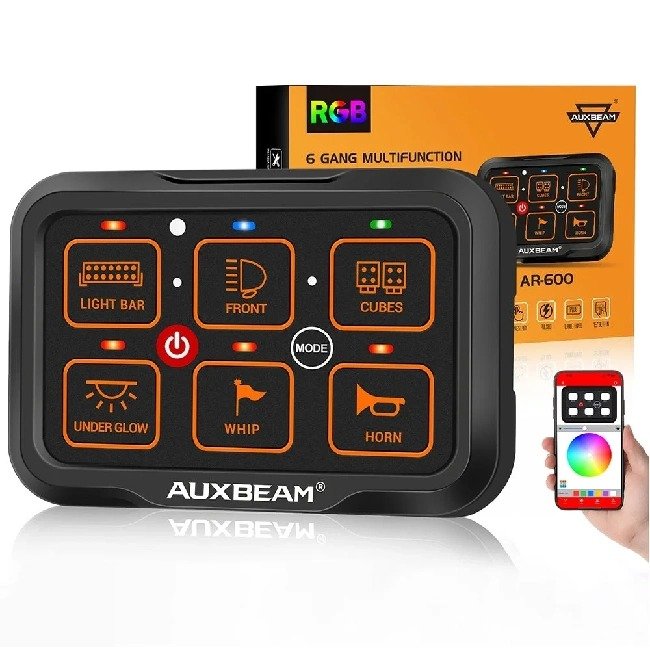 لوحة تحكم AUXBEAM AR-600 بستة مفاتيح